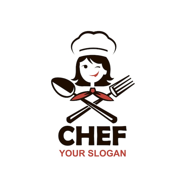diseño de mujer chef