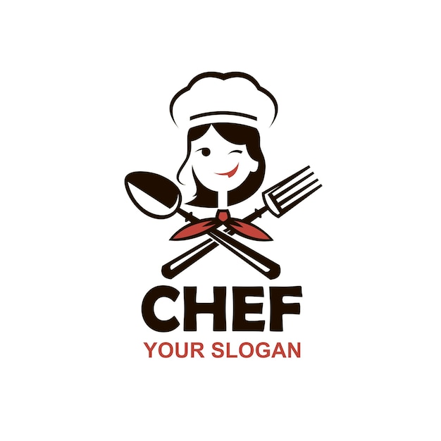 diseño de mujer chef