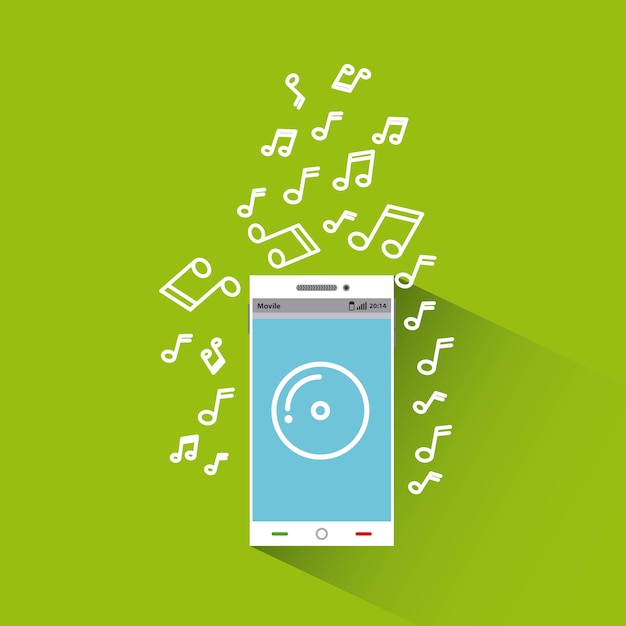 diseño de música móvil