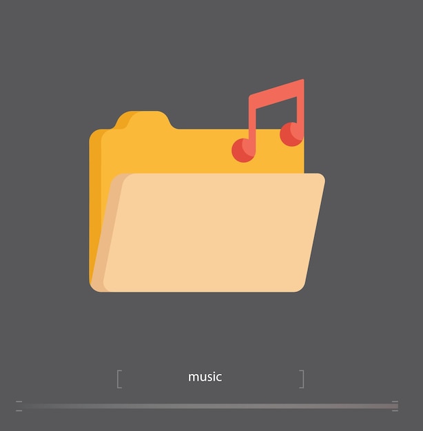 Diseño de música vectorial