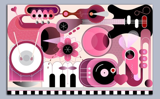 Diseño musical abstracto