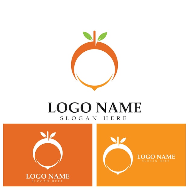 Diseño naranja Vector icono ilustración diseño