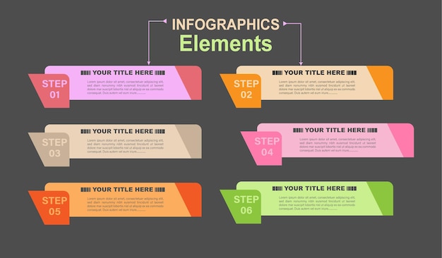 Diseño de negocios de infografía