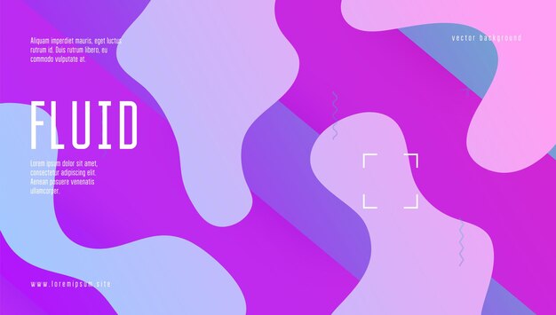 Diseño de neón Cubierta de plástico púrpura Sitio web geométrico Espectro I