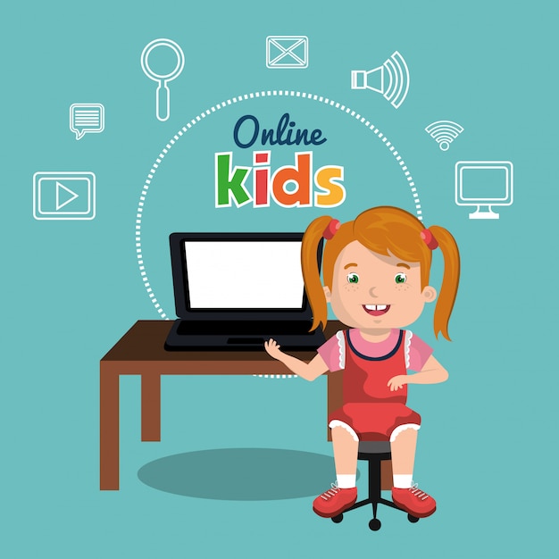 diseño de niños en línea