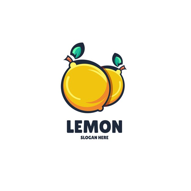 Vector diseño nuevo del logotipo de la mascota de las frutas