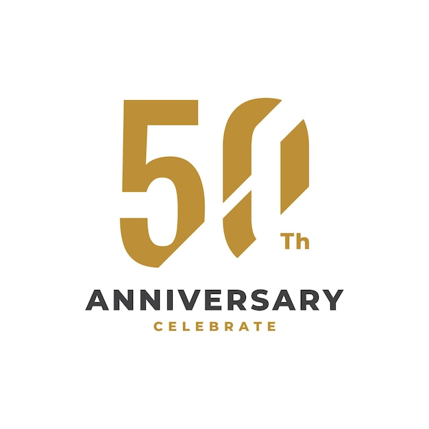 Diseño de números de aniversario para el momento de saludo
