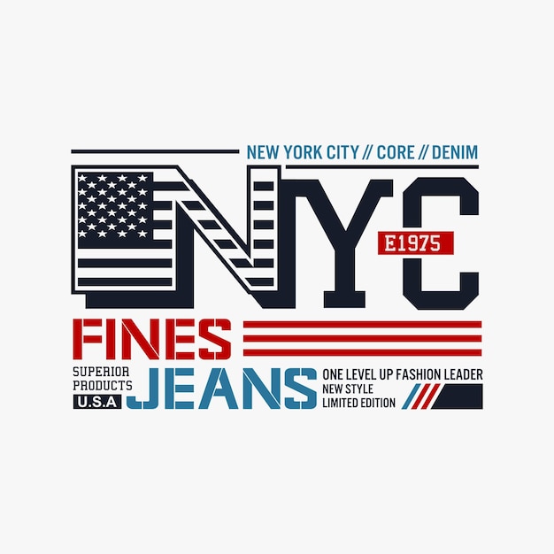 Diseño de nyc para camiseta estampada