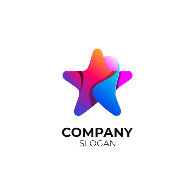 Diseño de ogotipo de estrella