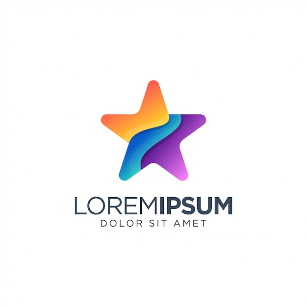Diseño de ogotipo de estrella
