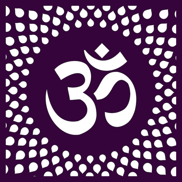 Diseño Om Jali utilizado para templos Mandir Om acrílico jali corian jali y mdf jali