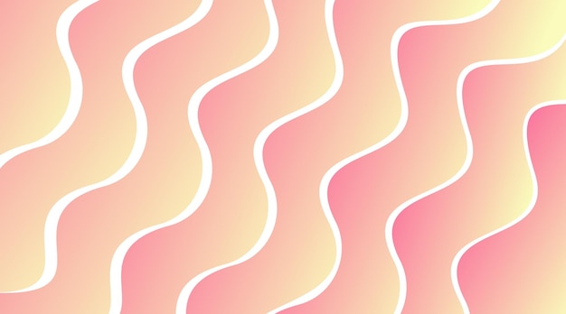 Diseño de ondas abstractas con líneas suaves y elegantes