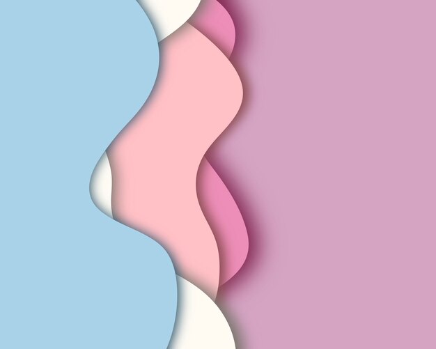 Diseño de ondas abstractas para las plantillas