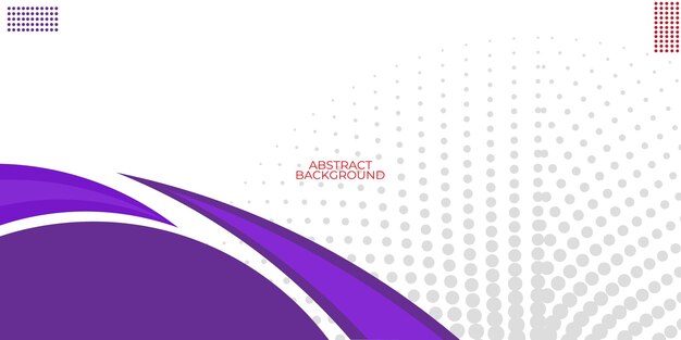 Diseño de ondas púrpuras abstractas en fondo blanco