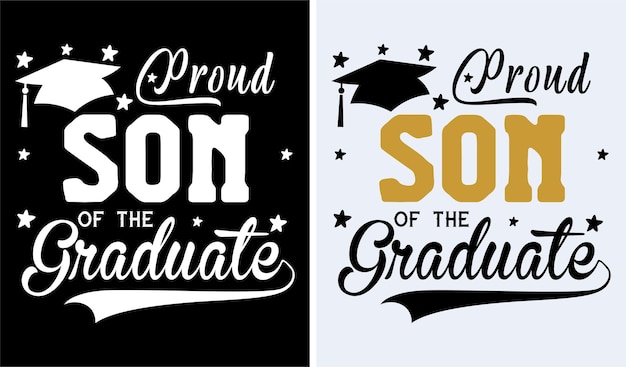 Diseño orgulloso de la camiseta de la graduación Nuevas camisetas de la graduación Diseño divertido del vector de la camiseta de la graduación