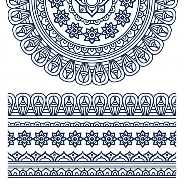 Diseño ornamento de estilo boho