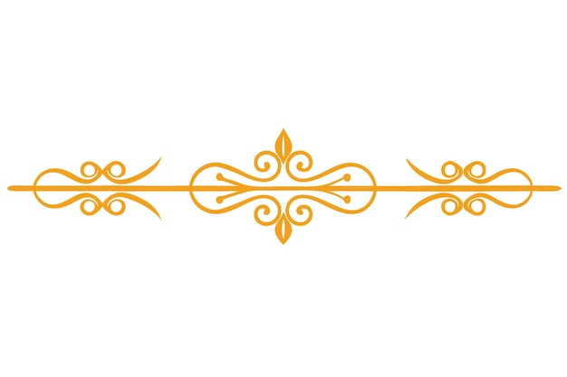 diseño de oro y oro sobre un fondo blanco