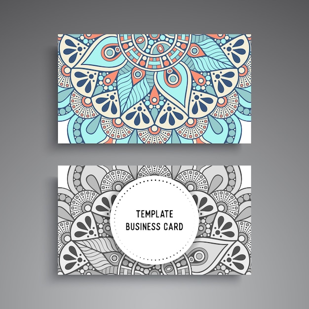 Diseño oscuro de mandala de lujo