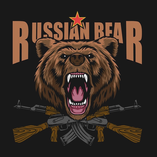 Diseño de oso ruso