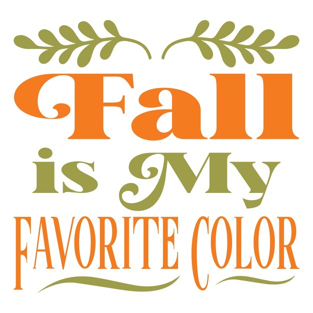 Diseño de otoño svg