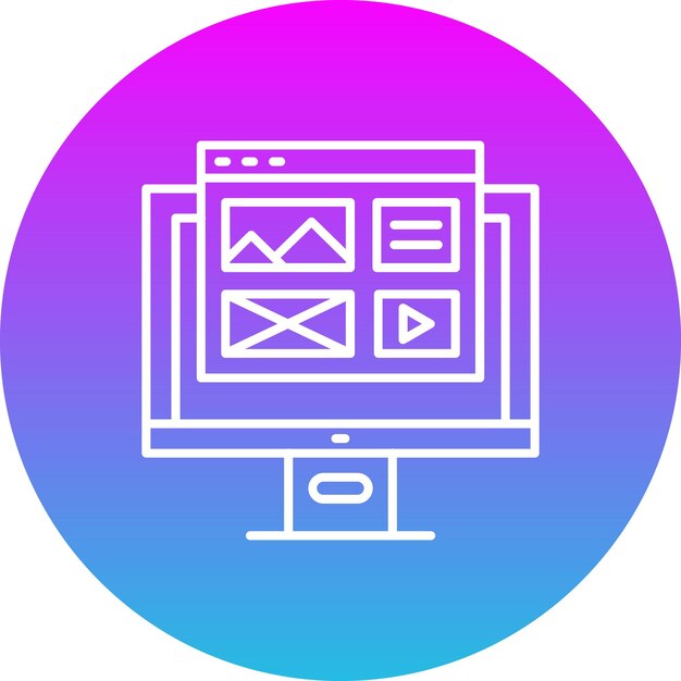 Diseño de la página web Icon