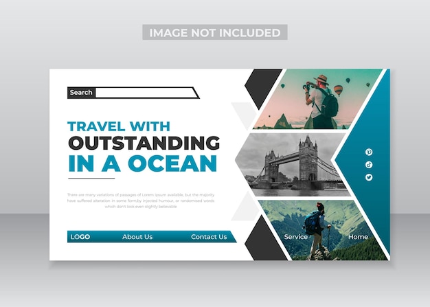 Diseño de páginas de aterrizaje para viajes comerciales