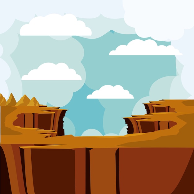 diseño del paisaje del desierto