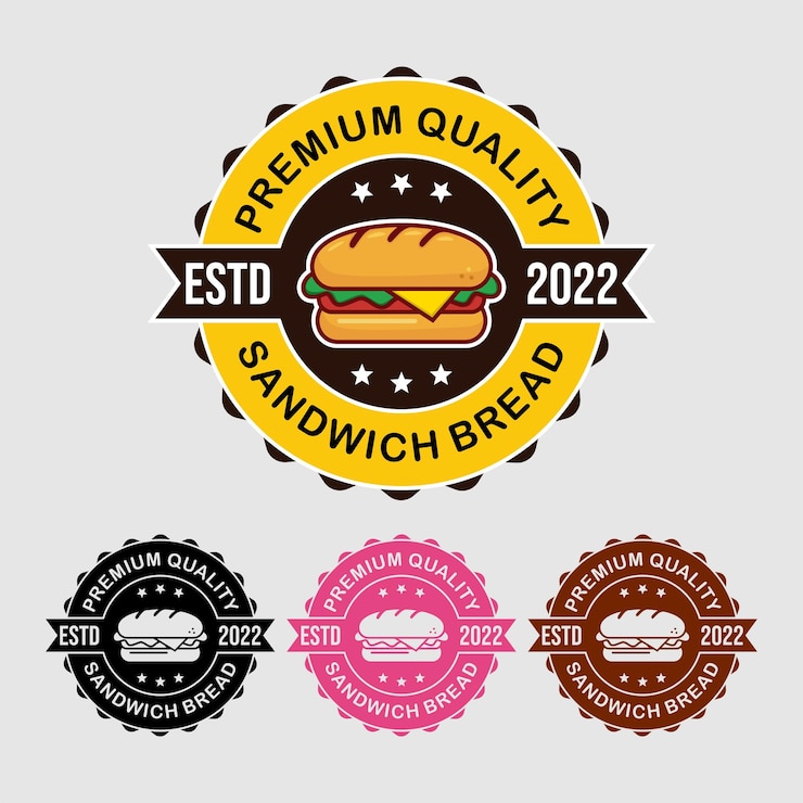 Vector diseño de pan fresco para sándwiches