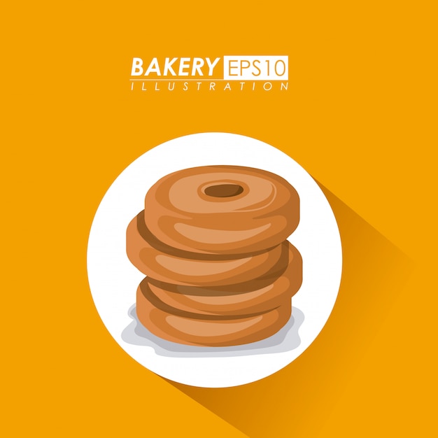 Diseño de panadería ilustración vectorial