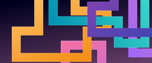 Diseño de pancartas abstractas con gradiente minimalista vectorial colorido con estilo geométrico Elemento de diseño gráfico concepto de estilo moderno para el fondo de la pancarta volante tarjeta de papel tapiz cubierta o folleto