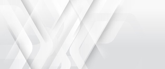 Diseño de pancartas abstractas de gradiente vectorial blanco Elemento de diseño gráfico Concepto de estilo moderno para el fondo de la pancarta