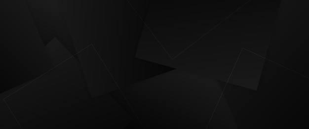 Diseño de pancartas abstractas de gradiente vectorial negro Elemento de diseño gráfico Concepto de estilo moderno para el fondo de la pancarta