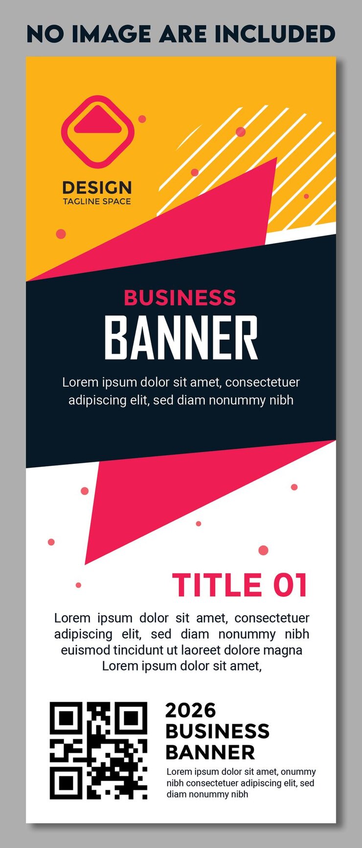Diseño de pancartas comerciales modernas de Standee