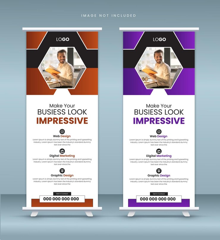 diseño de pancartas corporativas