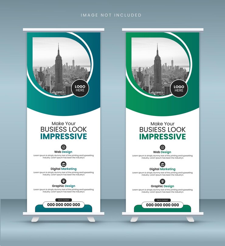diseño de pancartas corporativas