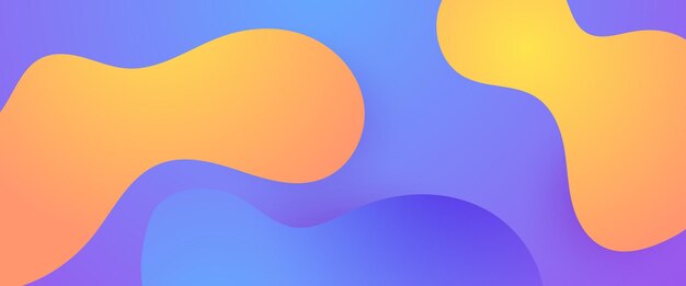 Diseño de pancartas de estilo minimalista simple con ondas y líquido