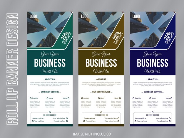 Diseño de pancartas para la promoción de negocios