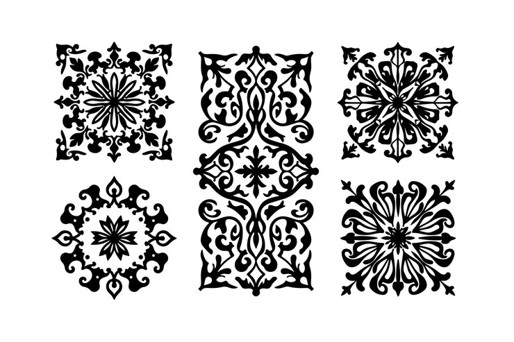 Diseño de paneles ornamentales cortados con láser