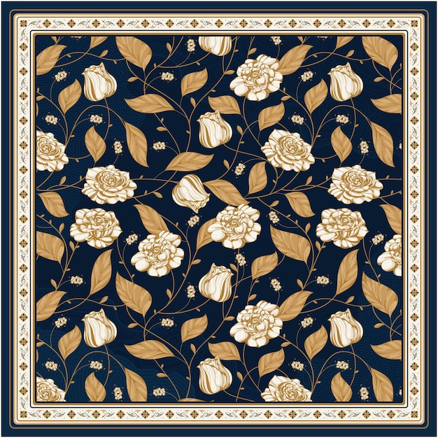 diseño de pañuelos de hijab impresos 8
