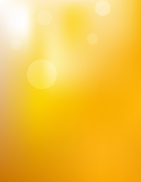 El diseño del papel tapiz de fondo de fondo con efecto de desenfoque de color naranja de gradiente amarillo