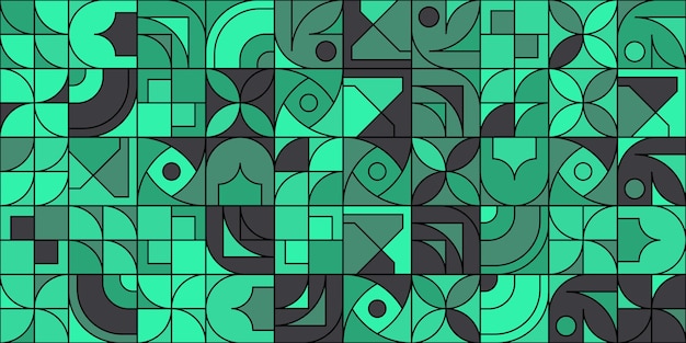 Diseño de papel tapiz mural geométrico