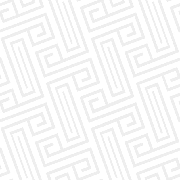 Diseño de papel tapiz con un patrón sin costuras de laberinto geométrico sutil