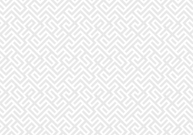 Diseño de papel tapiz con un patrón sin costuras de laberinto geométrico sutil