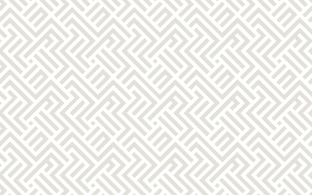 Diseño de papel tapiz con un patrón sin costuras de laberinto geométrico sutil