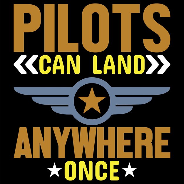 Diseño de paquete de camiseta de piloto de aerolínea