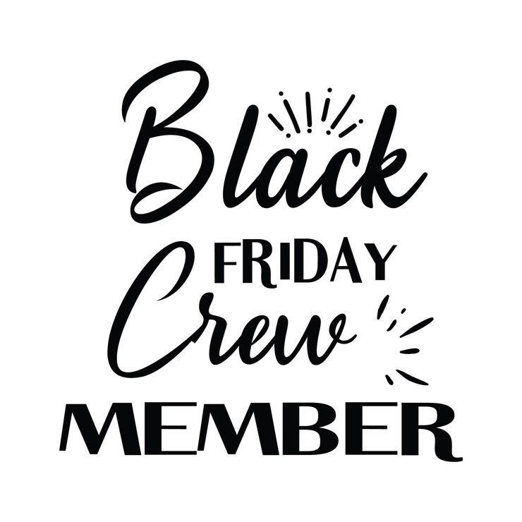 Diseño de paquetes de svg del viernes negro