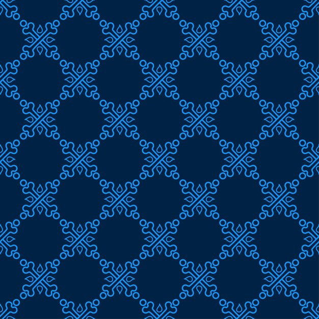 Diseño de pared de patrón de mosaico sin costuras