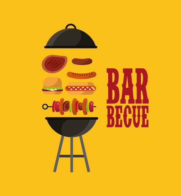 diseño de parrilla de barbacoa