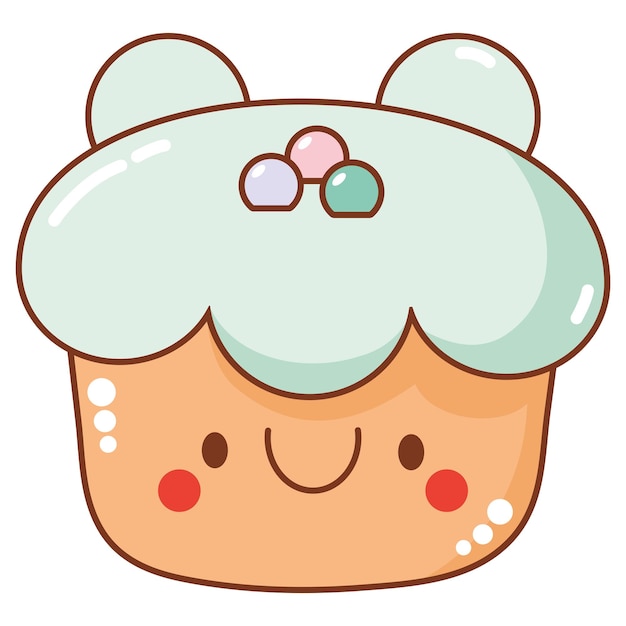 Diseño de pasteles de Kawaii