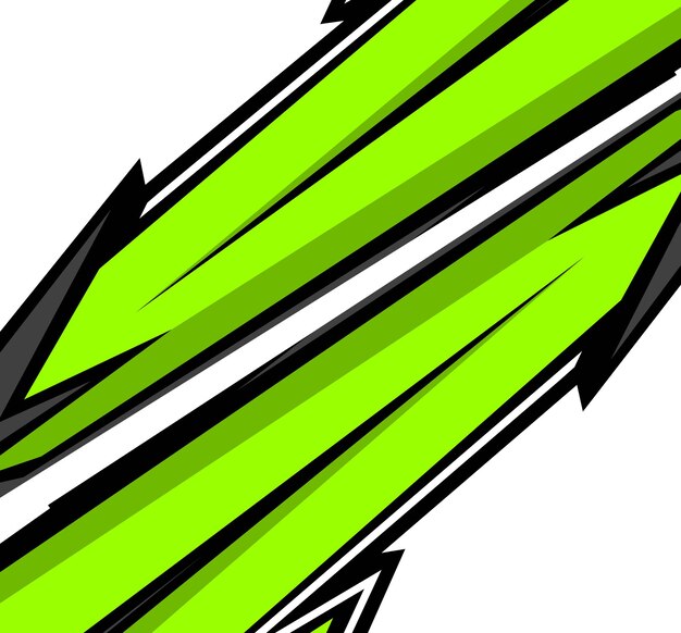 Diseño de patrón abstracto para la camiseta del equipo deportivo Premium Vector green